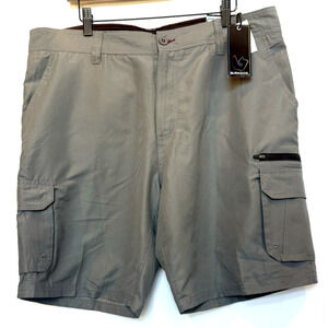 Burnside Mens Dri Fit Performance Board Shorts Size 38 Outdoor Golf Hiking Cargo